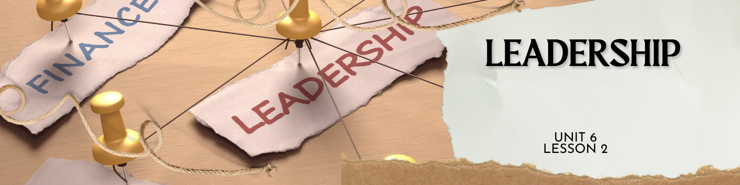 Lesson 2: Leadership Banner